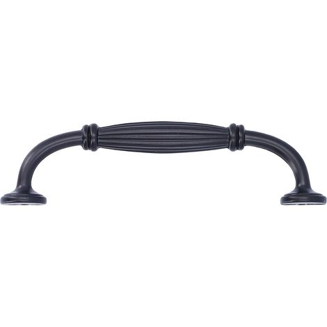 Zinc Alloy Cabinet Handle, Modern Black Wardrobe Pull Knob for Cabinets and Drawers with Rust-Resistant Finish (1/5)