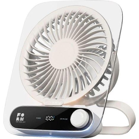 HONORNIC - Mini ventilateur, ventilateur de bureau, ventilateur de bureau portable