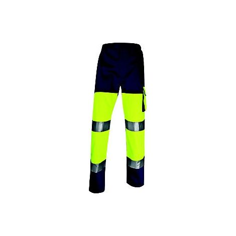Delta Plus, Pantaloni da Lavoro Alta Visibilita', Multitasche, Unisex, Kepr Poliestere Cotone