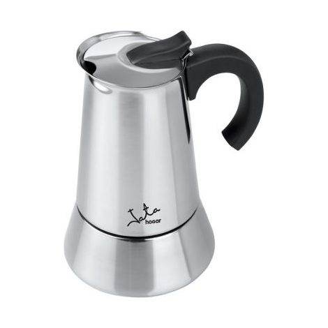 CAFETERA JATA CAX112 ACERO INOX. 12 TAZAS, ACABADO PULIDO ESPEJO, APTA TODO TIPO DE FUEGOS