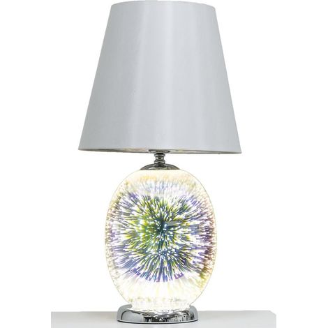 Sobremesa cromo efecto 3D pantalla blanca