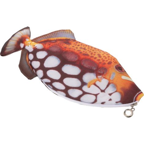 Federmäppchen in Fischform Wasserabweisende Stiftebox mit