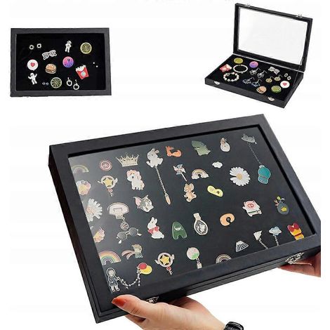 Boîtes et vitrines compatibles avec badges, pièces de monnaie, médailles et épinglettes (1/5)