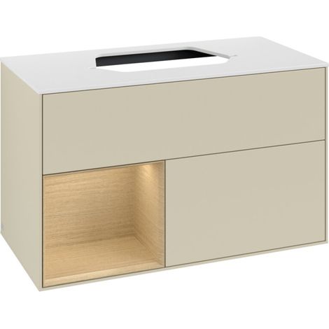 Villeroy & Boch G361PCHJ Meuble sous lavabo Finion G36