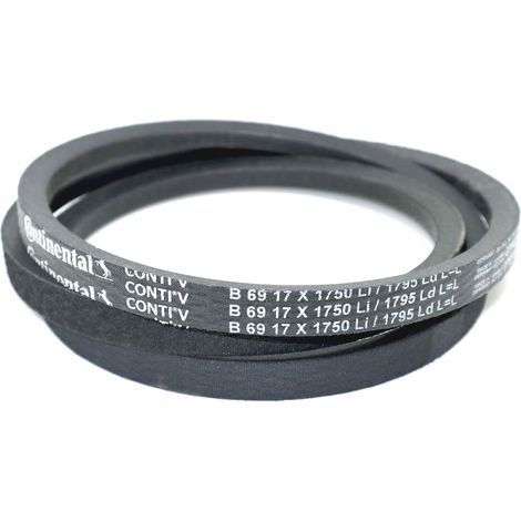 Courroie trapézoidale lisse Contitech Conti V B69 17 x 1750 Li / 1795 Ld
