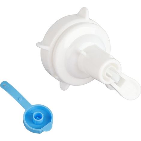 Robinet de Bouteille en Plastique, Distributeur d'Eau avec Embout, Accessoire de Remplissage Simple et Pratique, Blanc (1/5)