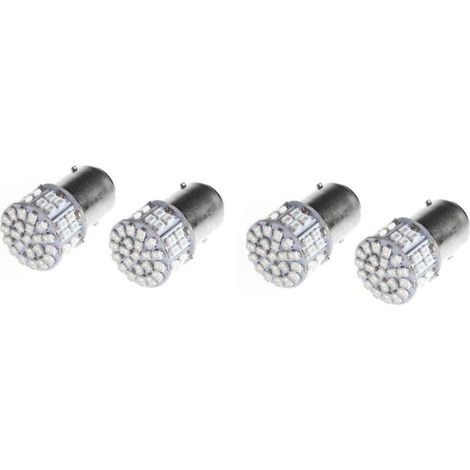 4pièces Ampoules Led Pour Clignotants Et Feux Arrière Lot De Rouge Remplacement Énergétique De Heures Pour Feux De Stoplights Recul (1/5)