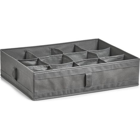 Textiler Organizer für den Kleiderschrank mit Fächern, 44 x 34 x 11 cm