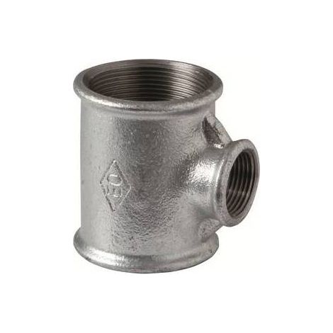 TEE RIDOTTA ZINCATA Misura: 3/4 x 1/2 x 3/4