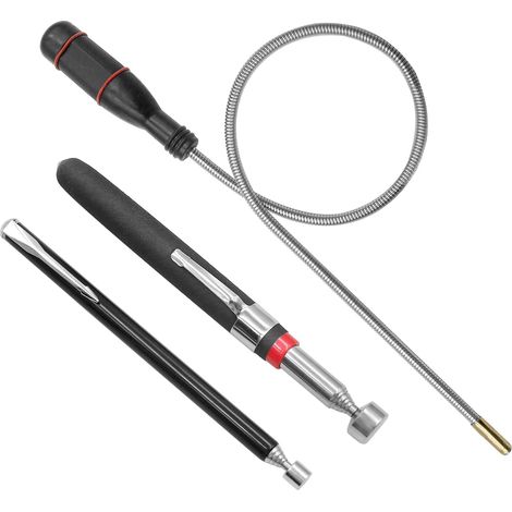 3 Stück Teleskopmagnete, starker Magnet, magnetisches Aufnahmewerkzeug zum Aufnehmen von Kleinteilen, Metallgegenständen, Autoteilen (1,5 LB, 3 LB, 5 LB) (1/5)