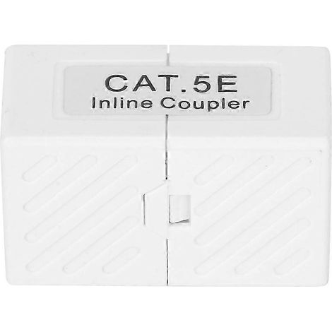 Packung mit 2 Cat5 E RJ45-Buchsenmodulen, Zubehör für die direkte Netzwerkverkabelung, einzelne Buchse zur Wandmontage, lötfrei. (1/4)