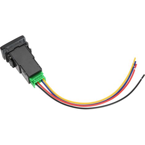 Interrupteur poussoir 12V 4 pôles pour Toyota avec témoin LED d'éclairage de fond (1/5)