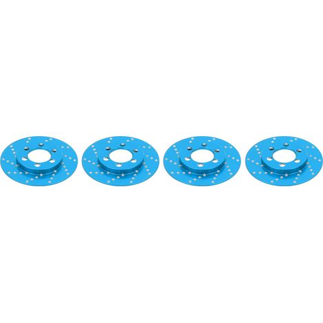 Lot de 4 freins à disque en aluminium pour roues 2.2 pouces, étrier de frein pour voiture RC crawler 1/10, bleu (1/5)
