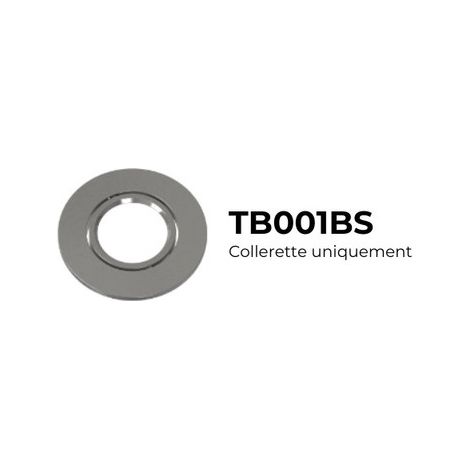 Collerette Alu brossé ronde clipsable pour LIBRA - TB001BS - SOLUM