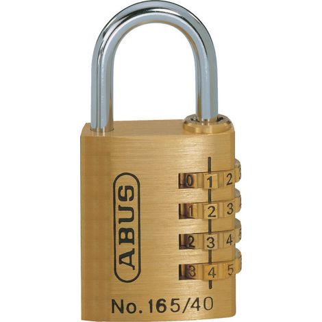 Zahlenketten aus Messing 40 mm im Blister - Abus