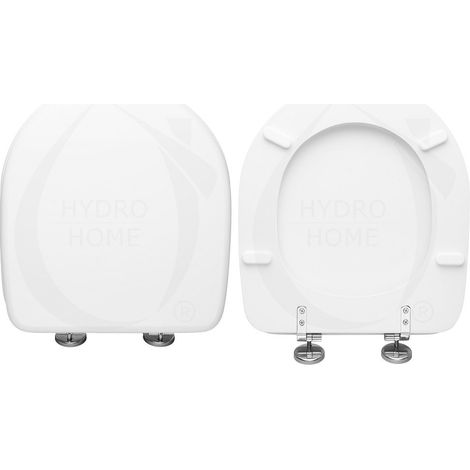 Copriwater F30 Falerii legno rivestito in resina poliestere bianco (1/4)