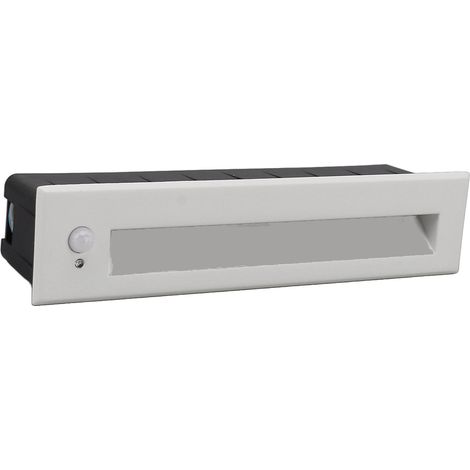 Einbau-Stufenleuchte mit Sensor, mattweißes LED-Licht für Flur, Kleiderschrank, Schlafzimmer, 110–240 V (1/5)