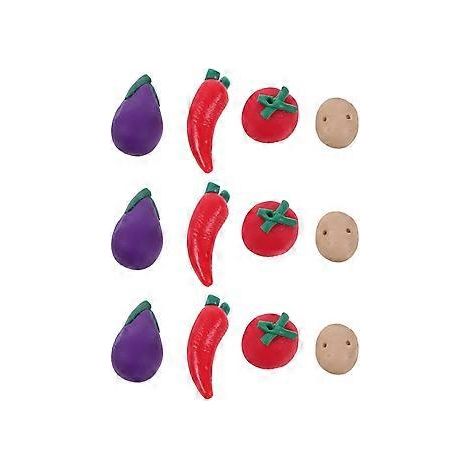 Lot de 12 modèles de légumes miniatures, accessoires photo. (1/2)