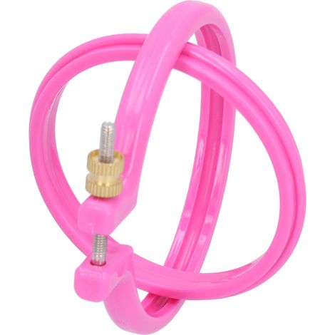 Cercle à broder au point de croix en plastique coloré, 7,6 cm (3 pouces), idéal pour les loisirs créatifs et la couture. (1/5)