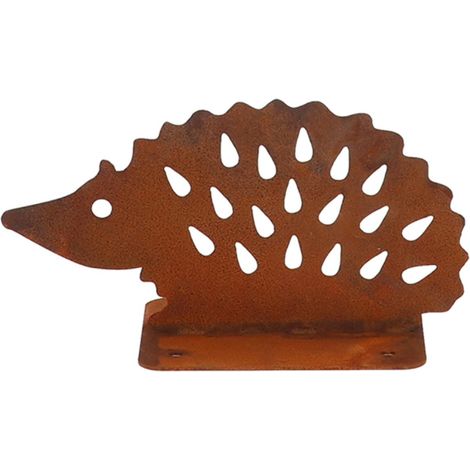 Riccio decorativo in metallo, altezza 10,3 cm