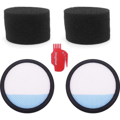 Lot de 2 filtres séparateurs 32 V 24 V compatibles avec les aspirateurs sans fil Vax Blade, comparables à 1-7-138744, 1-7-138743 (1/5)