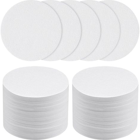 Filtri per caffè in carta, 400 filtri rotondi da 58 mm, microfiltri di ricambio compatibili con macchine da caffè e macchine per espresso - Bianco