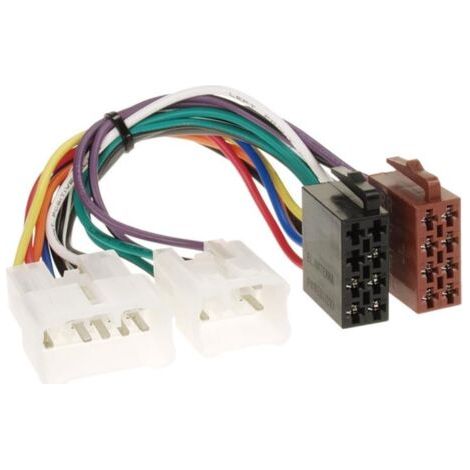 Faisceau ISO autoradio adaptateur pour Daihatsu Lexus Toyota VW – Connectivité optimale pour systèmes audio – Installation facile (1/4)