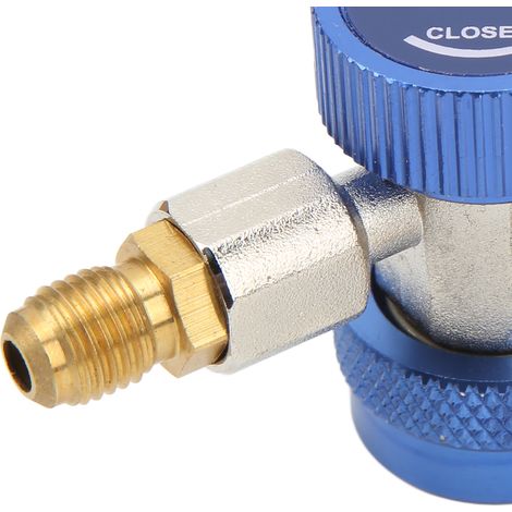 Adaptador convertidor de CA R134A con conector rápido y acoplador de alta/baja impedancia (2 piezas) (1/5)