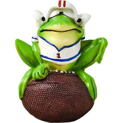 Frosch-Stofffiguren, Frosch-Basketballspieler-Geschenk, einzigartige Froschstatue E-- (1/5)