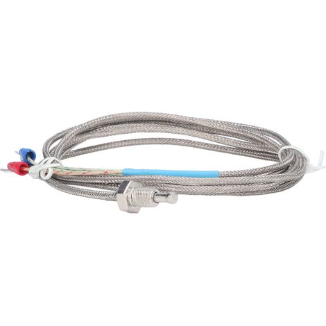 Capteur de température à thermocouple PT100, transducteur industriel à vis, 200-450 °C, WZPT-M8 (1/5)