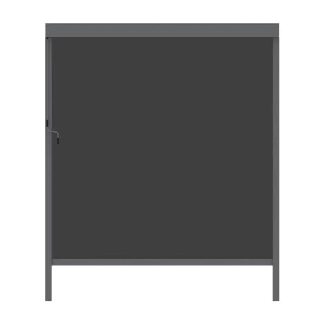 pannello laterale avvolgibile per pergole giardini di maggio "zip screen" in textilene antracite lato 3 m