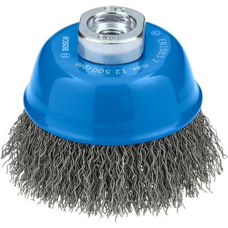 Bosch Metal clean Topfbürste, 75 x 0,3 mm, M10, gewellt (1/5)