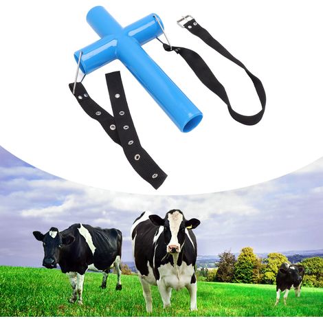 HL-Q13-3 Outil d'ouverture pour vaches laitières Blue Cross, grand outil en forme de croix pour l'élimination du fer et le lavage de l'estomac (1/5)