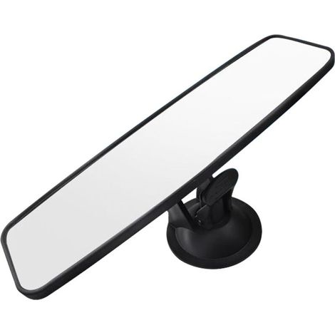 Rétroviseur avec ventouse, rétroviseur anti-éblouissement pour moniteur de conduite, rétroviseurs intérieurs universels pour voiture avec rétroviseur intérieur convexe grand angle pour voiture (1/4)