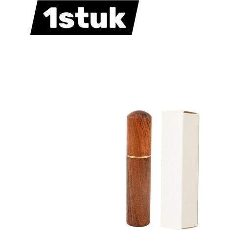 pièce - Doseur à café - Agitateur à café - Distributeur d'expresso - Contient 6 aiguilles fines - Accessoire pour le café - Couleur bois (1/5)