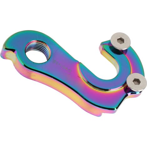 Support dérailleur vélo CNC aluminium - Attache arrière durable pour vélo de route et VTT, résistance à l'usure optimale. (1/5)