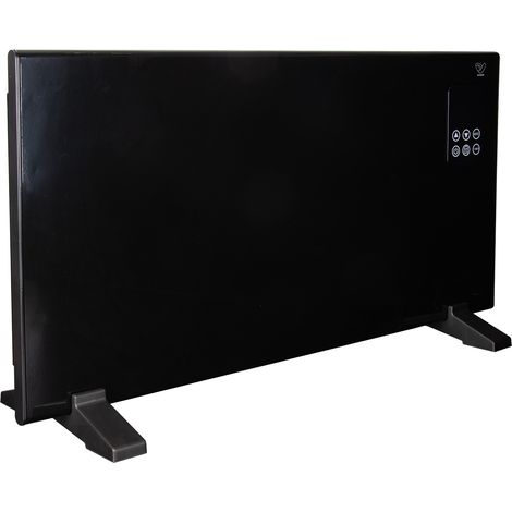 Radiateur électrique Alumia Connect - cœur aluminium 2000W - noir -Volman (1/5)