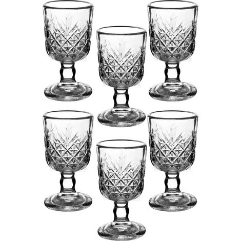 Juego de copas de vino Set Transparente (1/2)