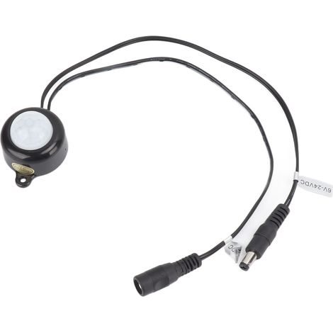 PIR-Bewegungsmelder-Schalter, DC 6–24 V 5 A, automatischer PIR-Infrarot-Bewegungsmelder-Schalter für LED-Schrankleuchten (1/5)