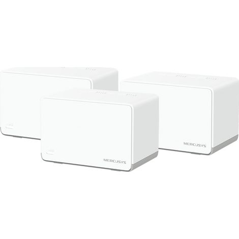 Mercusys Halo H70X (3-pack) Doble banda (2,4 GHz / 5 GHz) Wi-Fi 6 (802.11ax) Blanco Interno