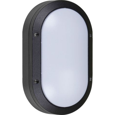Aplique AMAZONAS pequeño IP54 1xE27 L.13,5xAn.6xAl.22cm Aluminio + Policarbonato (PC) Negro