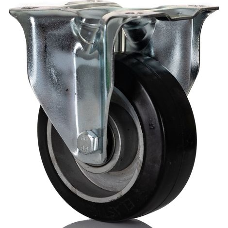 Roulettes industrielles Fixe RS PRO, Diam 100mm, 150kg ( Prix pour 1 ) (1/2)