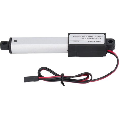Actionneur linéaire électrique de type stylo, étanche, micro-actionneur linéaire électrique 12 V pour machines agricoles et théâtrales, 50 mm (1/5)