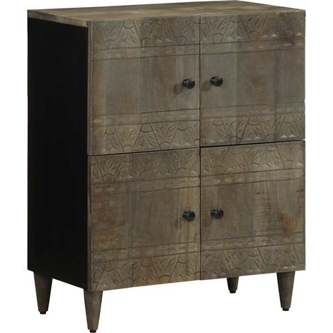 Sideboard 60x33x75 cm Massivholz Mango