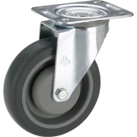 dörner + helmer 715565F 715565F Ruota girevole Diametro ruota: 100 mm Capacità di carico (max.): 150 kg 1 pz.