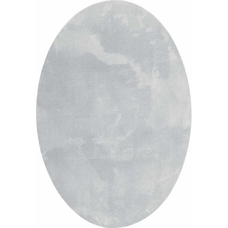 Maison Exclusive - Bereichsteppiche Oval HUARTE Grau 140 x 200 cm