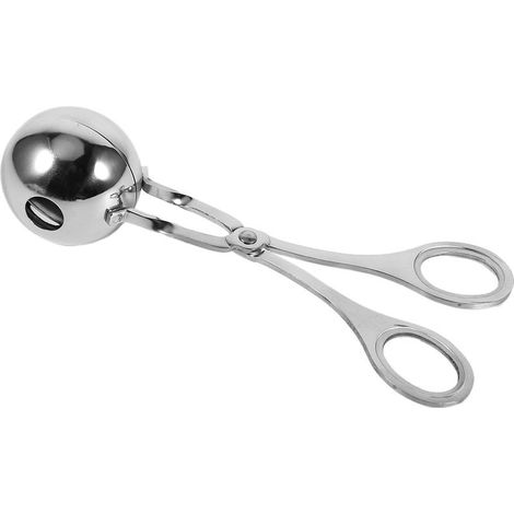 Paletta per polpette in acciaio inox, artigianato da cucina, impasto per biscotti, cucchiaio per polpette, macchina per palline di melone, grande (1/5)