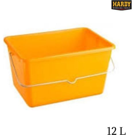 Seau Peinture - Rectangulaire - 12 L - Pour Travaux Intérieurs et Extérieurs - 1 Pièce (1/2)