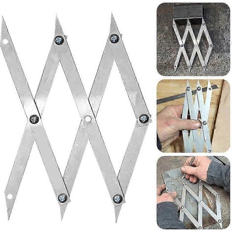 Outil de centrage pour menuiserie - instrument de mesure de précision 3 points,3 Point (1/5)