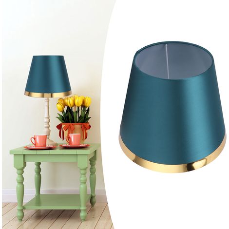 Moderner Lampenschirm im europäischen Stil aus Stoff für Tisch- oder Stehlampe E27 - PX127 Grün (1/5)